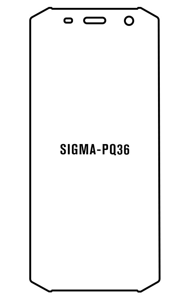 Film hydrogel Sigma mobile PQ36 - Film écran anti-casse Hydrogel