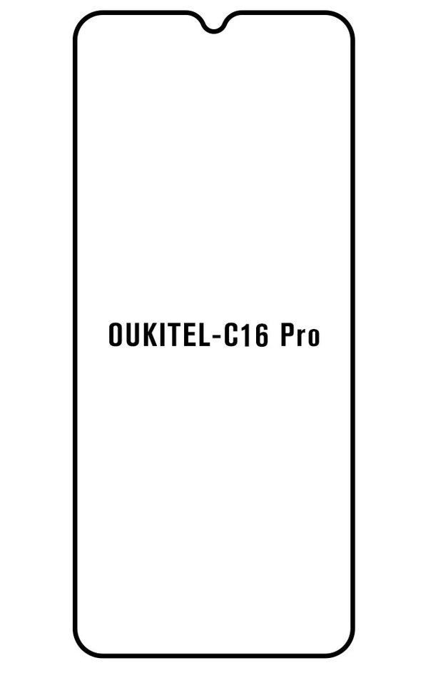 Film hydrogel Oukitel C16 Pro-西班牙客户提供 - Film écran anti-casse Hydrogel