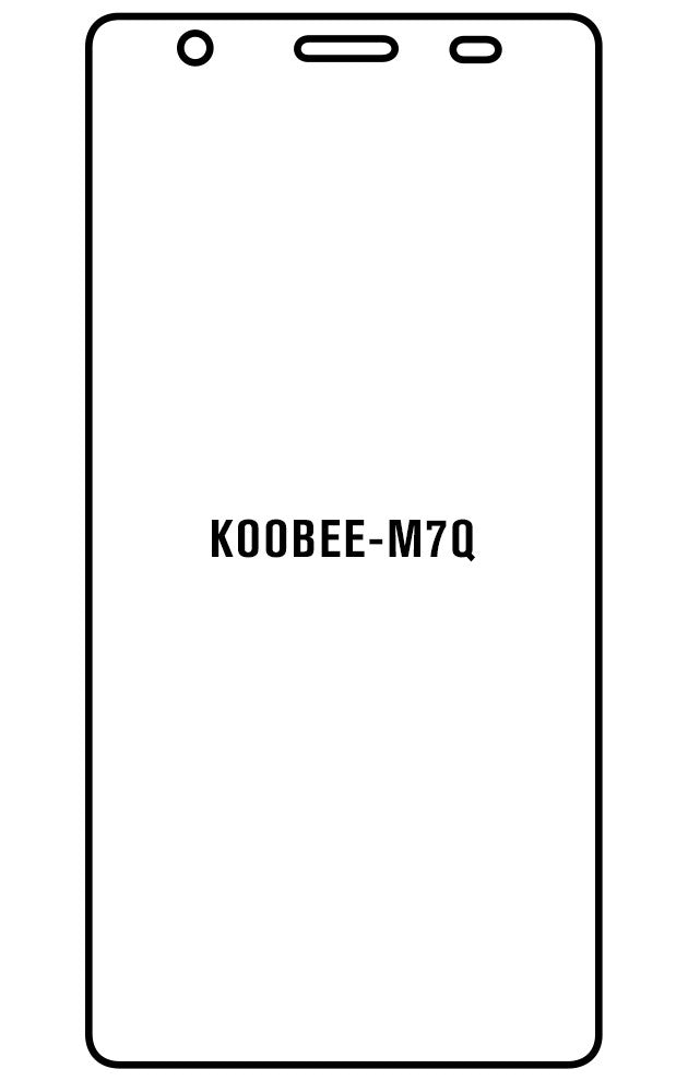 Film hydrogel Koobee M7Q - Film écran anti-casse Hydrogel