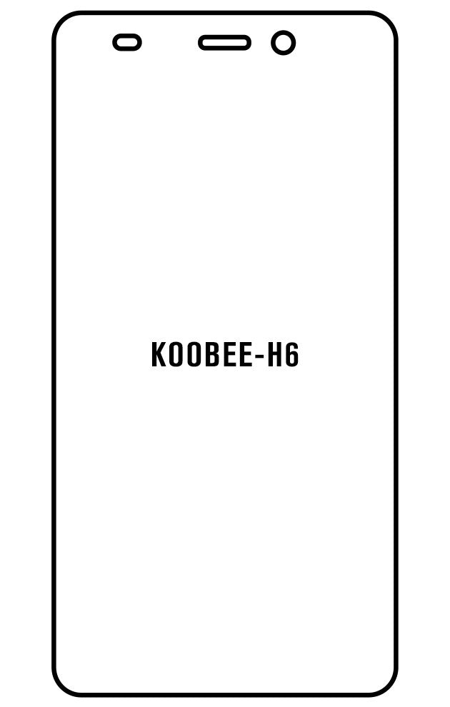 Film hydrogel Koobee H6 - Film écran anti-casse Hydrogel