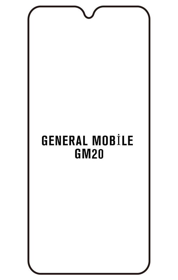 Film hydrogel General Mobile (GM) GM20 - Film écran anti-casse Hydrogel