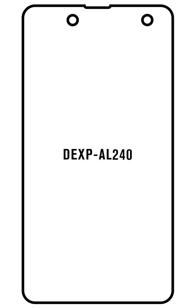 Film hydrogel Dexp AL240 - Film écran anti-casse Hydrogel