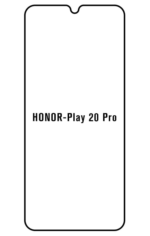 Film hydrogel Honor Play20 Pro - Film écran anti-casse Hydrogel