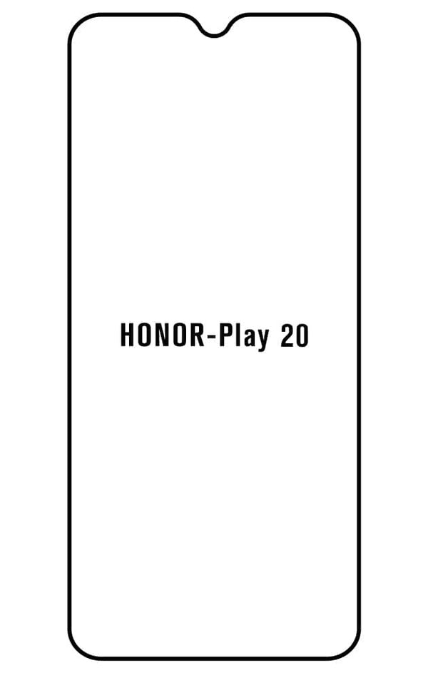 Film hydrogel Honor Play 20 - Film écran anti-casse Hydrogel