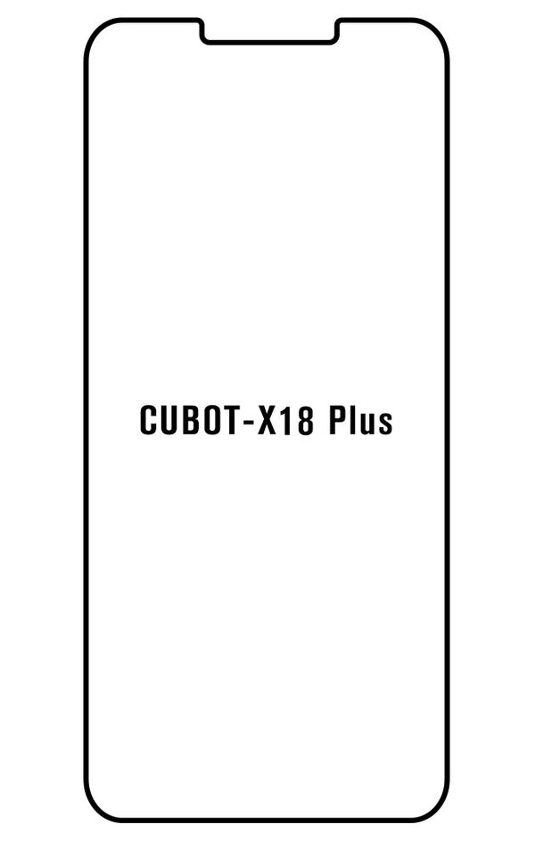 Film hydrogel Cubot X18 Plus - Film écran anti-casse Hydrogel