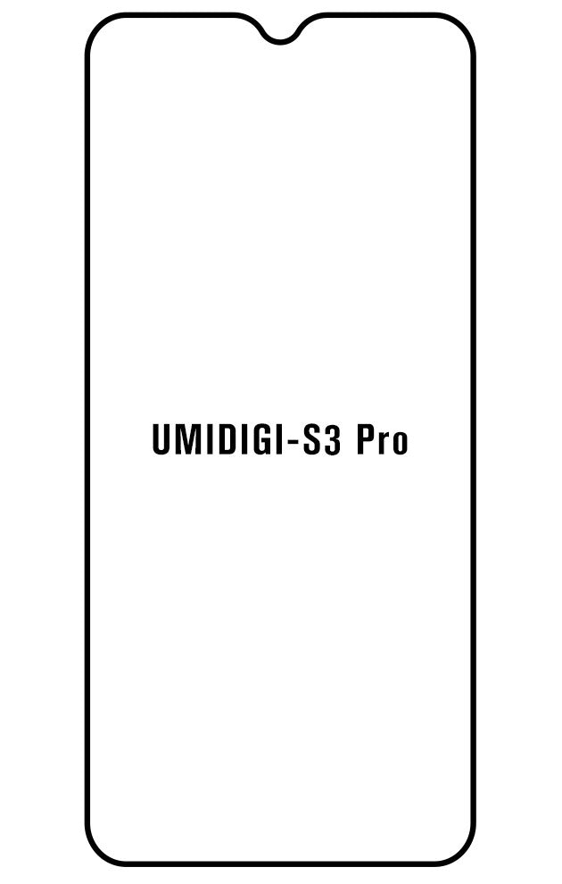 Film hydrogel Umidigi S3 Pro - Film écran anti-casse Hydrogel