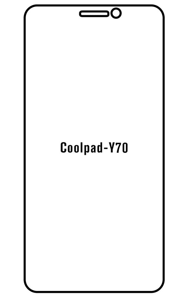 Film hydrogel Coolpad Y70-C - Film écran anti-casse Hydrogel