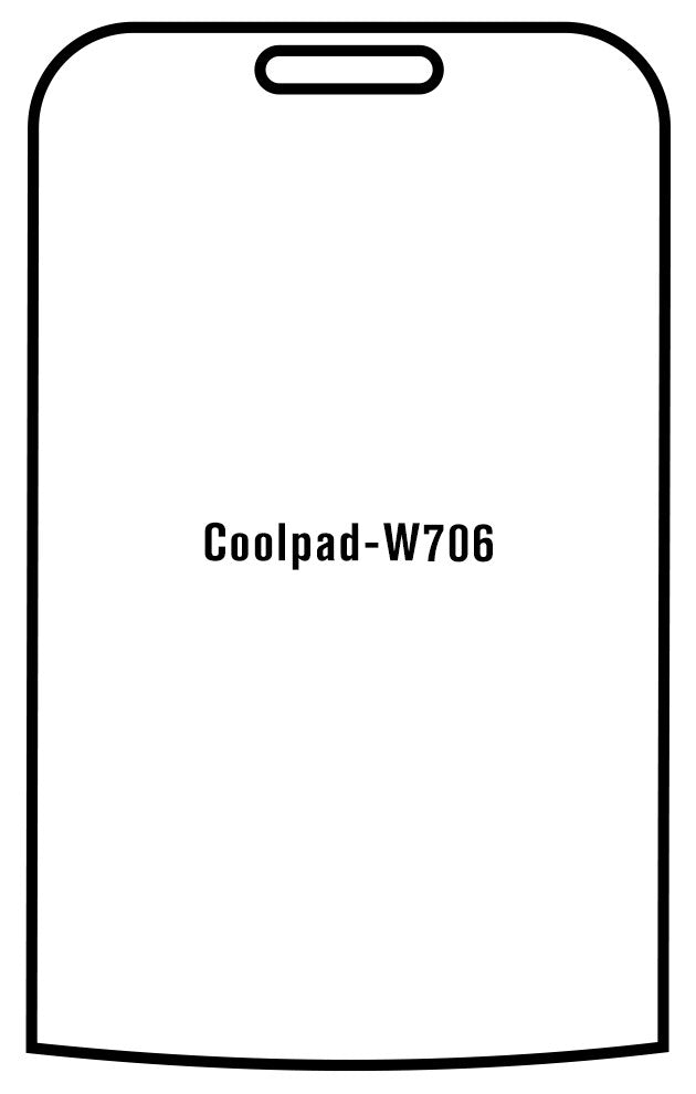 Film hydrogel Coolpad W706 - Film écran anti-casse Hydrogel