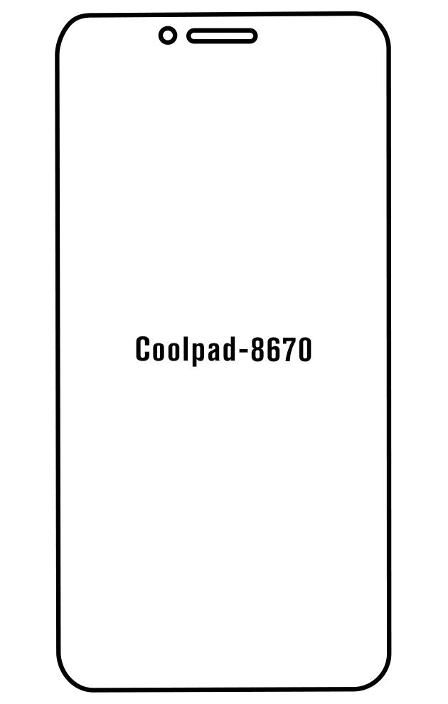 Film hydrogel Coolpad 8670 - Film écran anti-casse Hydrogel