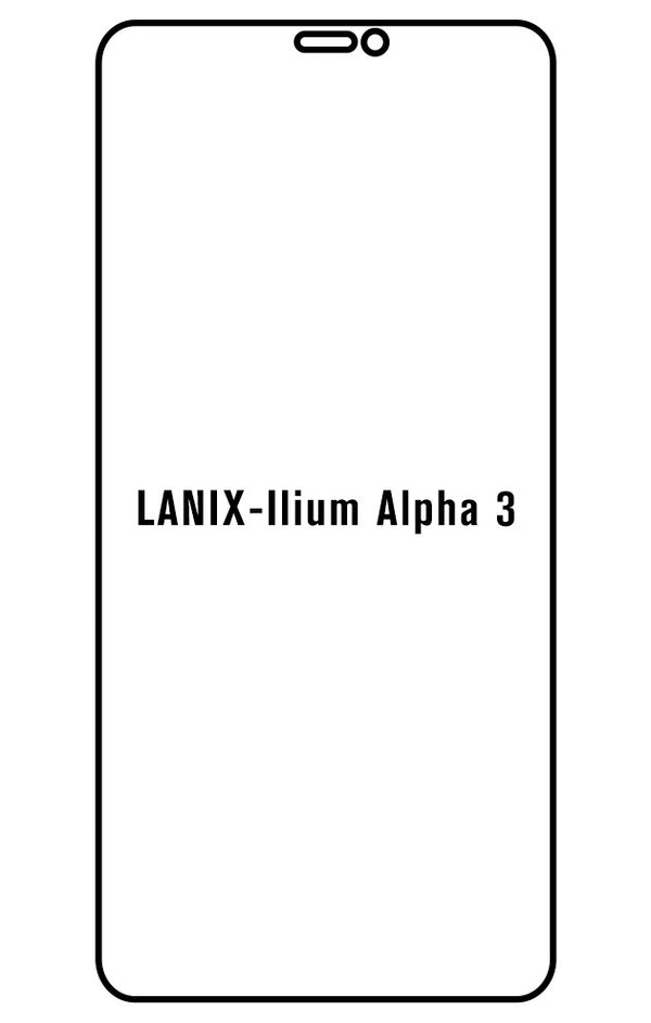 Film hydrogel Lanix Ilium Alpha 3 - Film écran anti-casse Hydrogel