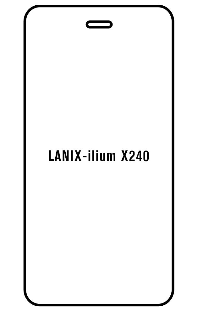 Film hydrogel Lanix Ilium X240 - Film écran anti-casse Hydrogel