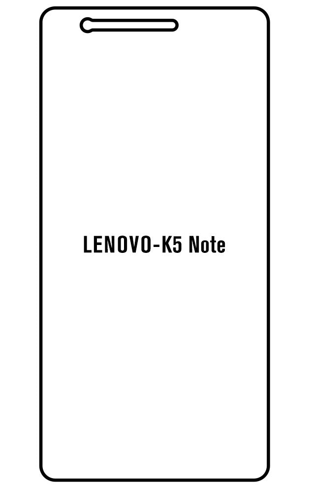 Film hydrogel Lenovo 乐檬K5 Note - Film écran anti-casse Hydrogel