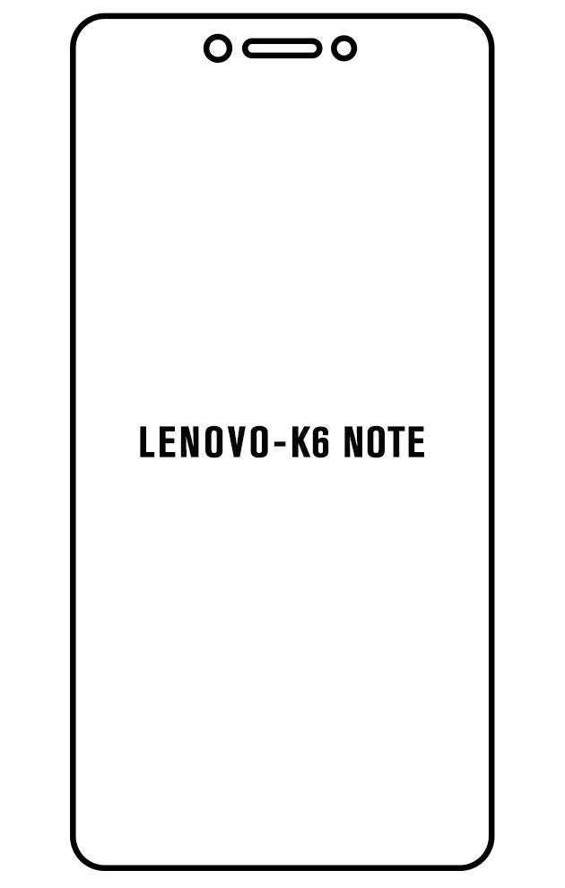 Film hydrogel Lenovo K6 NOTE - Film écran anti-casse Hydrogel