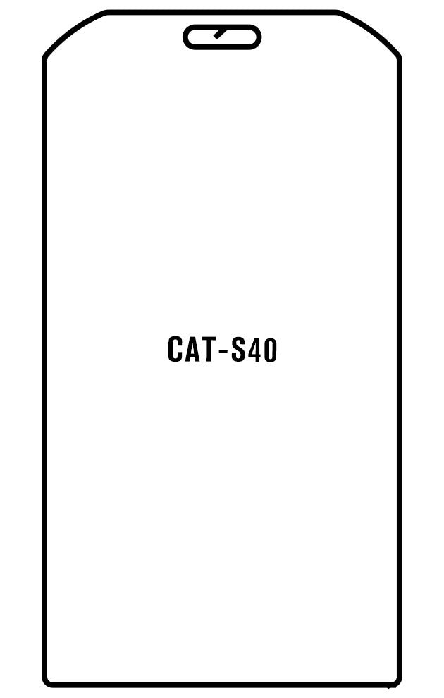 Film hydrogel CAT S40 - Film écran anti-casse Hydrogel