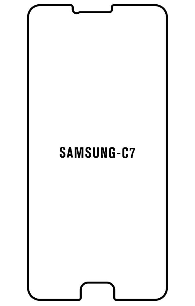 Film hydrogel Samsung Galaxy C7 - Film écran anti-casse Hydrogel