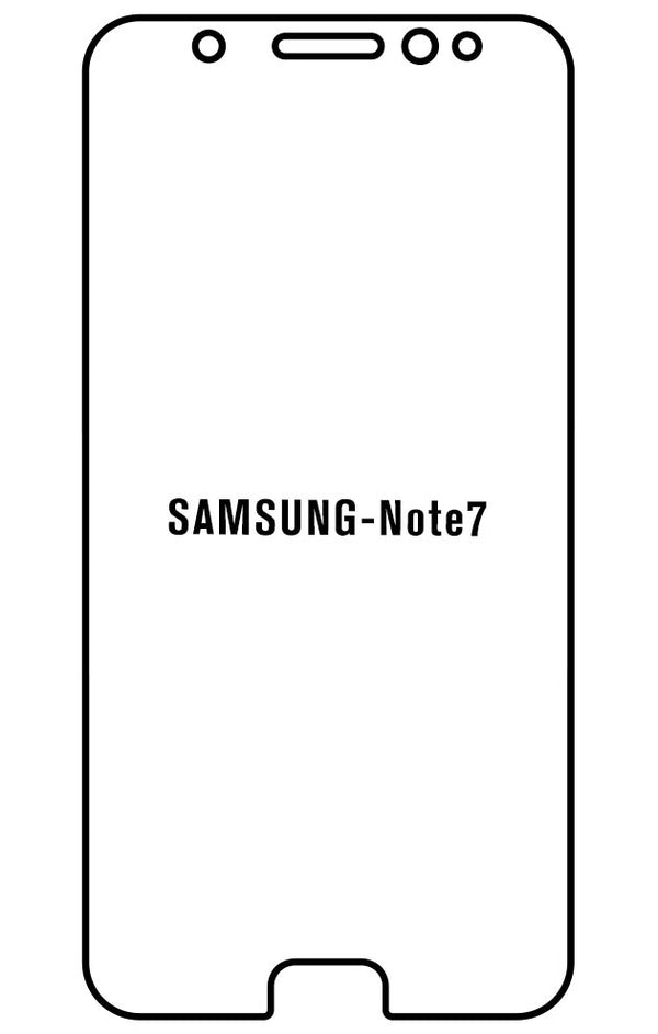 Film hydrogel Samsung Galaxy Note7 - Film écran anti-casse Hydrogel