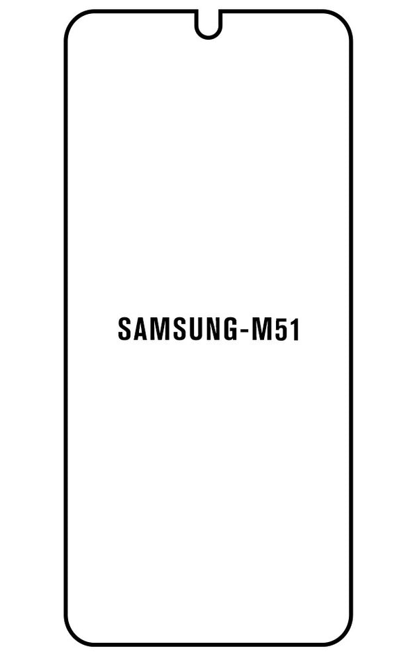 Film hydrogel Samsung Galaxy M51 - Film écran anti-casse Hydrogel