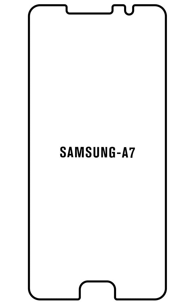 Film hydrogel Samsung Galaxy A7 2016-A710 - Film écran anti-casse Hydrogel