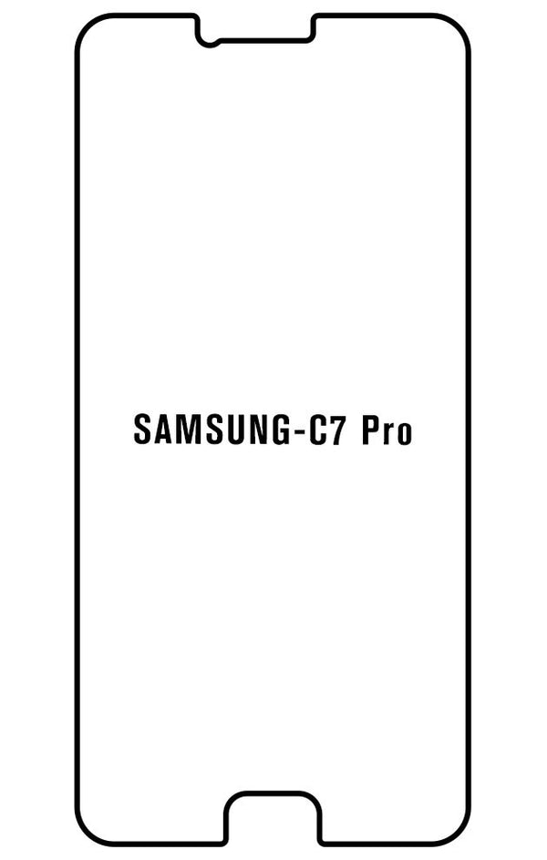 Film hydrogel Samsung Galaxy C7 Pro - Film écran anti-casse Hydrogel