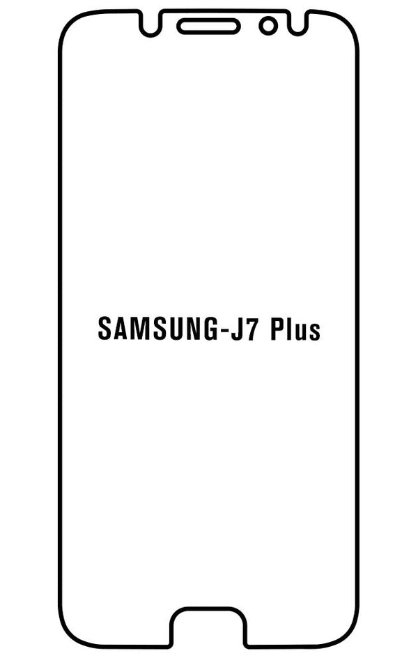 Film hydrogel Samsung Galaxy J7 Plus - Film écran anti-casse Hydrogel