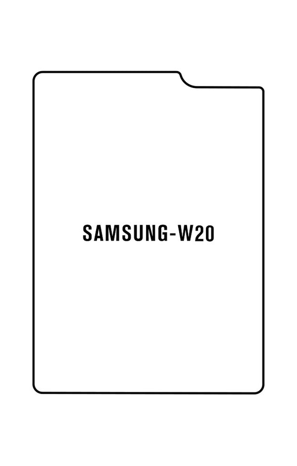 Film hydrogel Samsung Galaxy W20 5G - Film écran anti-casse Hydrogel