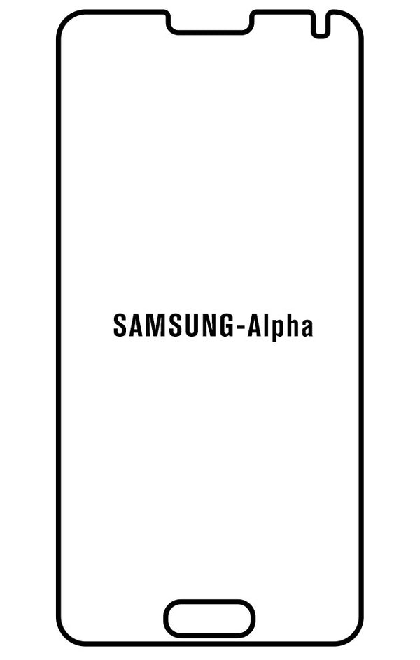 Film hydrogel Samsung Galaxy Alpha - Film écran anti-casse Hydrogel