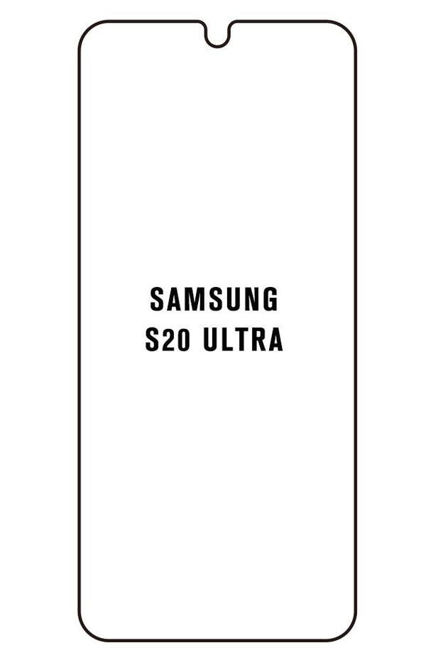 Film hydrogel Samsung Galaxy S20 Ultra 4G-5G - S20 Ultra LTE - Film écran anti-casse Hydrogel