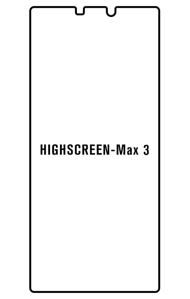 Film hydrogel Highscreen Max 3 - Film écran anti-casse Hydrogel