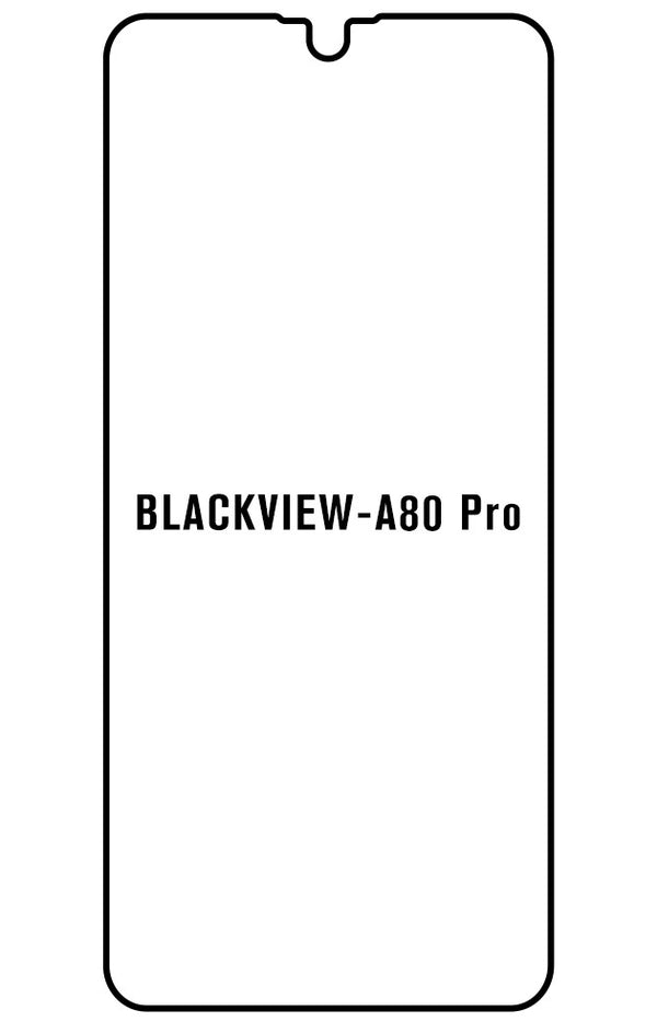 Film hydrogel Blackview A80 Pro - Film écran anti-casse Hydrogel