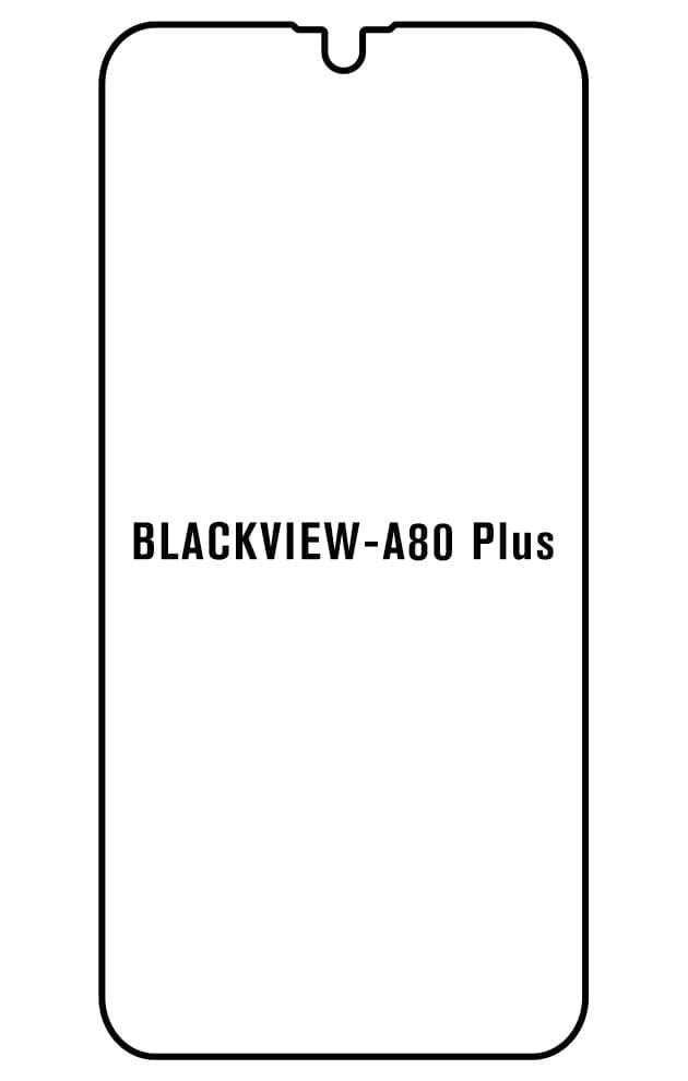 Film hydrogel Blackview A80 Plus - Film écran anti-casse Hydrogel