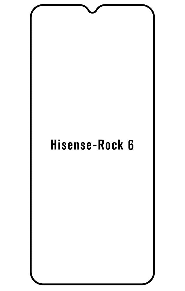 Film hydrogel Hisense Rock 6(金刚6) - Film écran anti-casse Hydrogel