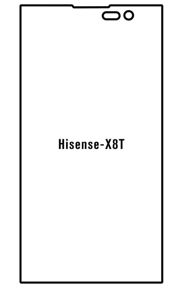 Film hydrogel Hisense X8T - Film écran anti-casse Hydrogel