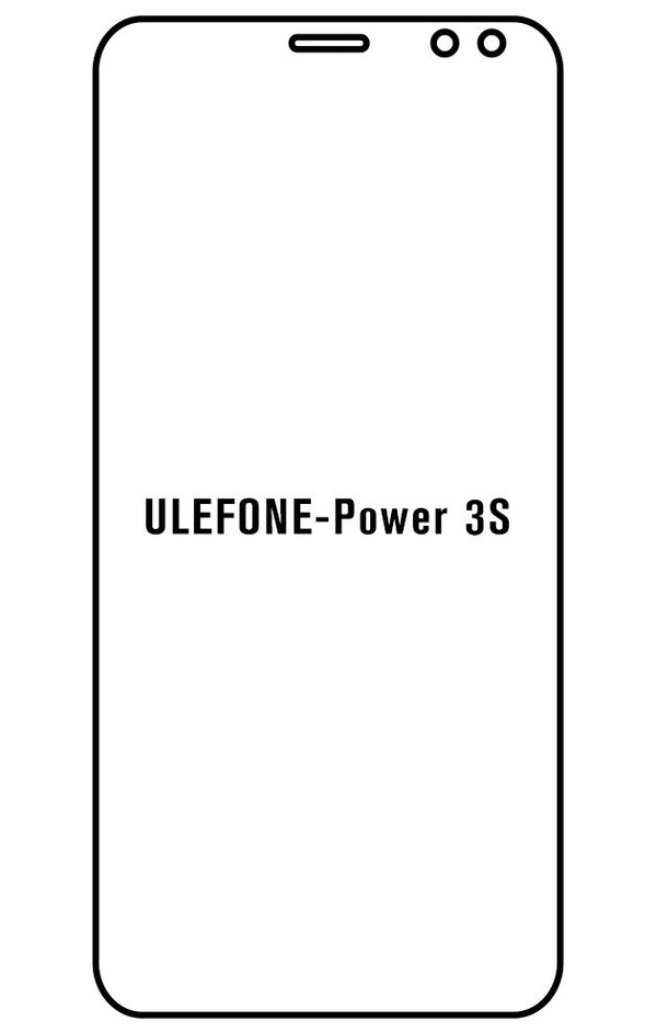 Film hydrogel Ulefone Power 3S - Film écran anti-casse Hydrogel