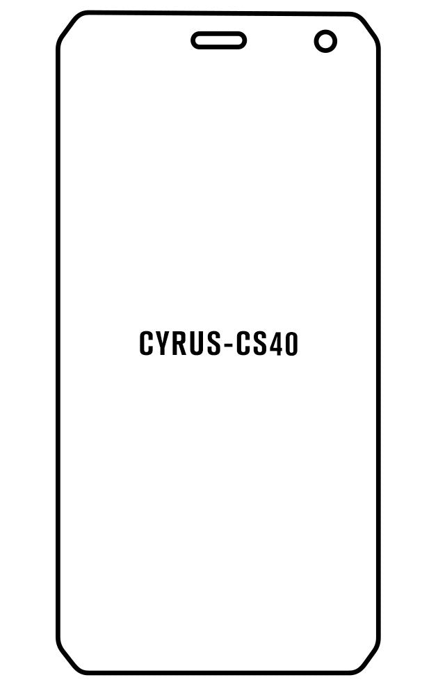 Film hydrogel Cyrus CS40 - Film écran anti-casse Hydrogel