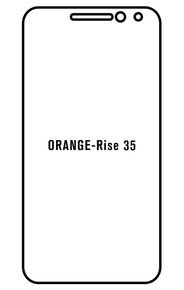 Film hydrogel Orange Rise 35 - Film écran anti-casse Hydrogel
