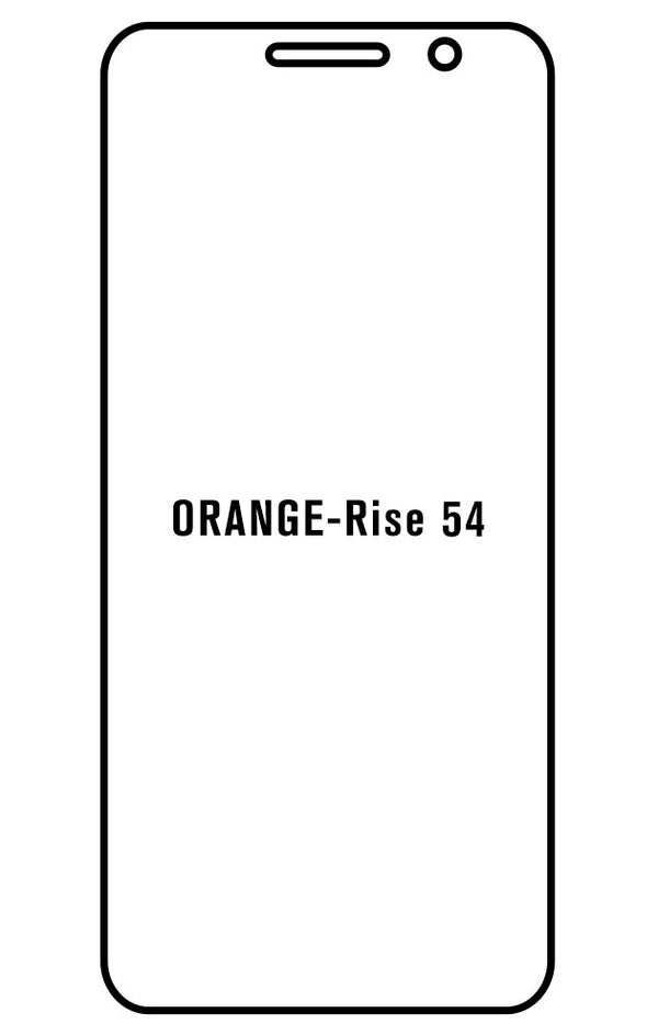 Film hydrogel Orange Rise 54 - Film écran anti-casse Hydrogel