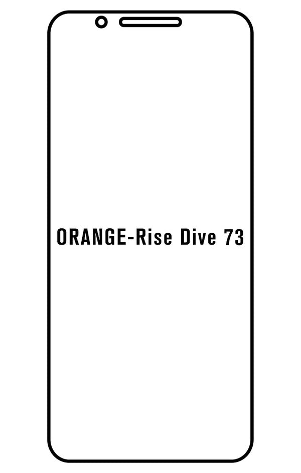 Film hydrogel Orange Dive 73 - Film écran anti-casse Hydrogel