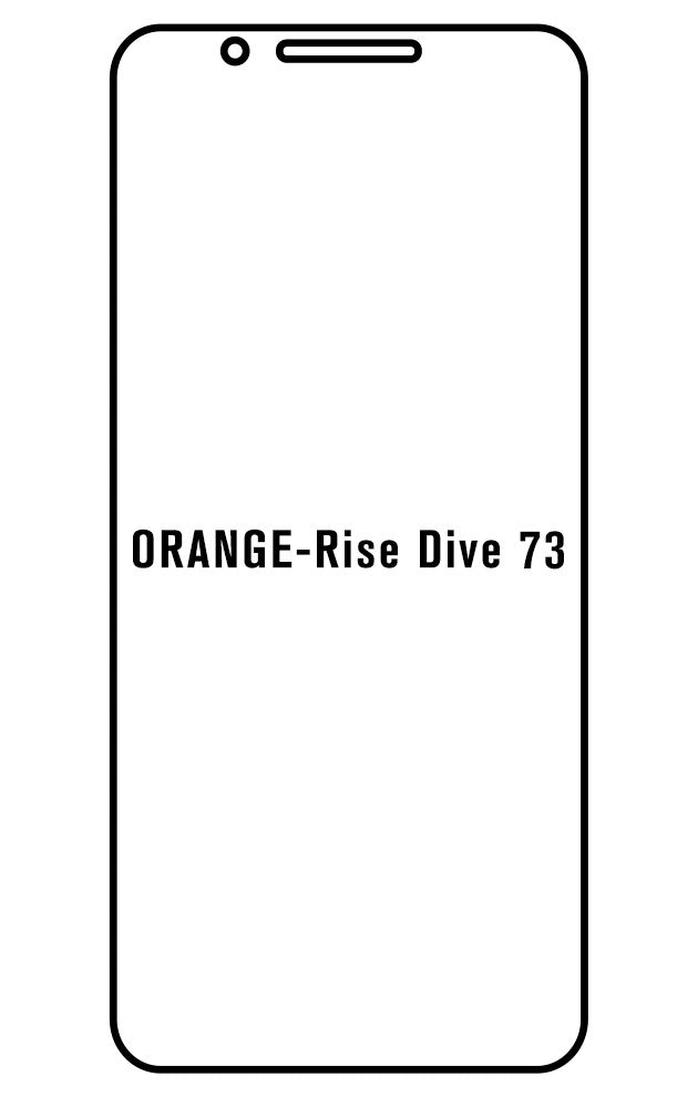 Film hydrogel Orange Dive 73 - Film écran anti-casse Hydrogel