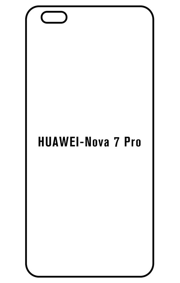 Film hydrogel Huawei Nova7 Pro 5G - Film écran anti-casse Hydrogel