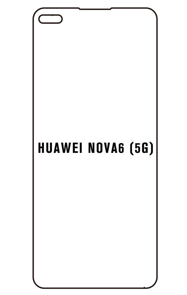 Film hydrogel Huawei Nova6 5G - Film écran anti-casse Hydrogel