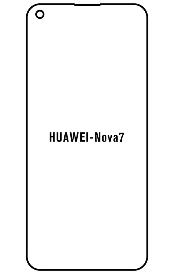 Film hydrogel Huawei Nova7 5G - Film écran anti-casse Hydrogel