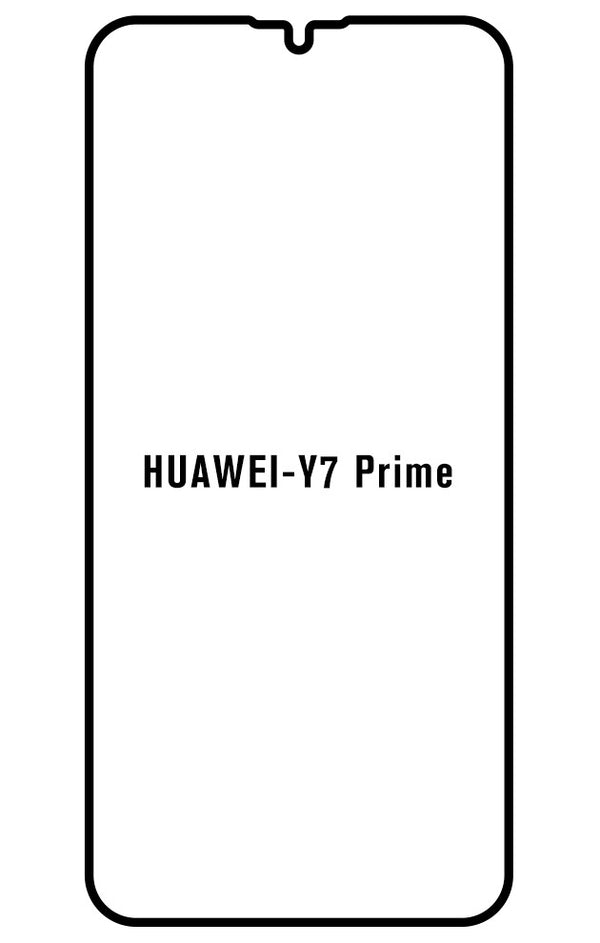 Film hydrogel Huawei Y7 Prime2019 - Film écran anti-casse Hydrogel