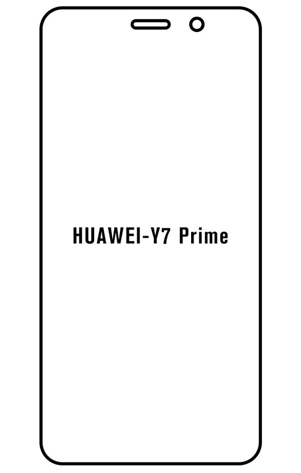 Film hydrogel Huawei Y7 Prime - Film écran anti-casse Hydrogel