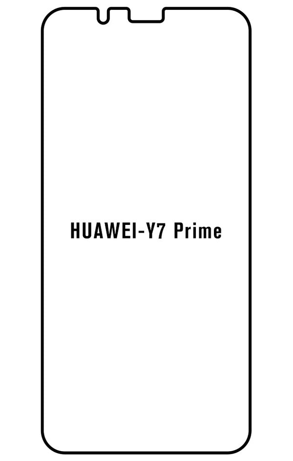 Film hydrogel Huawei Y7 Prime2018 - Film écran anti-casse Hydrogel