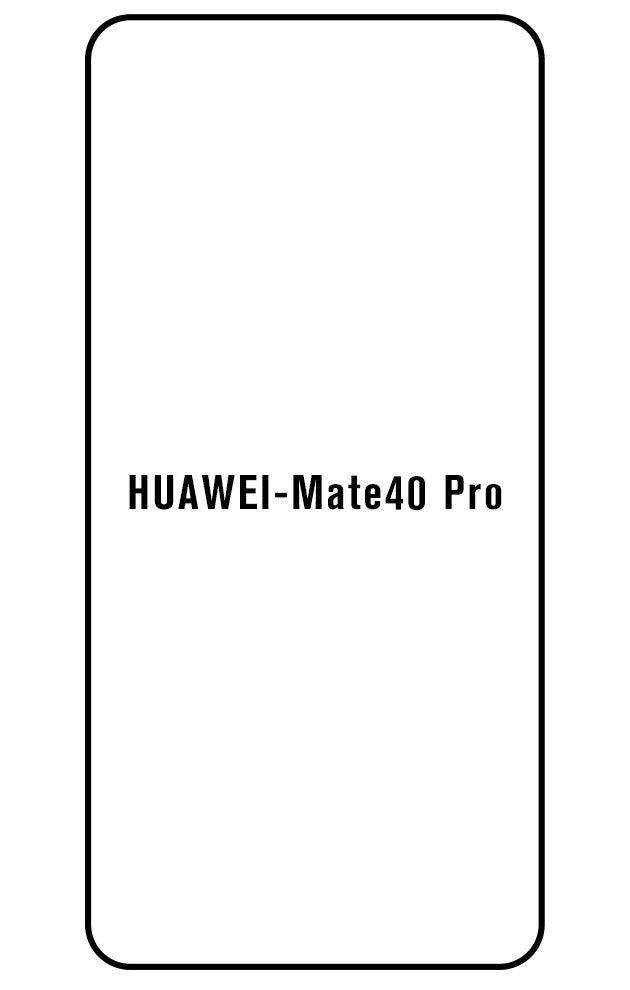 Film hydrogel Huawei Mate40 Pro - Film écran anti-casse Hydrogel