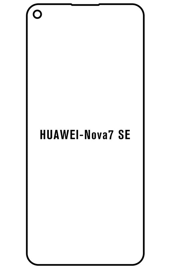 Film hydrogel Huawei Nova7 SE 5G - Nova7 SE 5G Youth - Film écran anti-casse Hydrogel