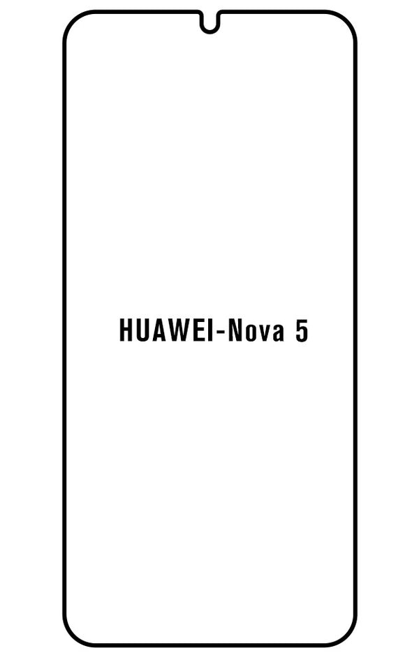 Film hydrogel Huawei Nova5 - Film écran anti-casse Hydrogel