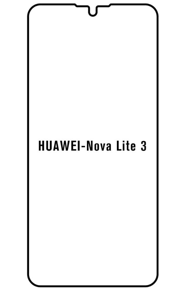 Film hydrogel Huawei Nova Lite 3 - Film écran anti-casse Hydrogel
