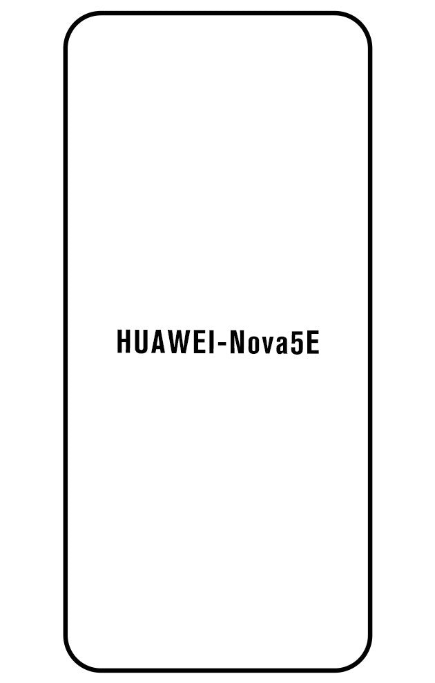 Film hydrogel Huawei Nova5E - Film écran anti-casse Hydrogel