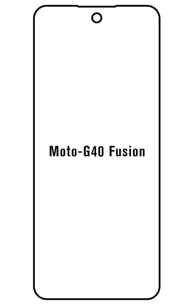 Film hydrogel Motorola G40 Fusion - Film écran anti-casse Hydrogel